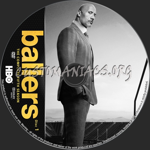 Ballers Season 5 dvd label