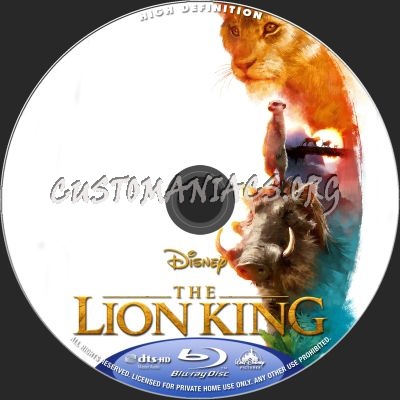 The Lion King (2019) blu-ray label - DVD Covers & Labels by ...