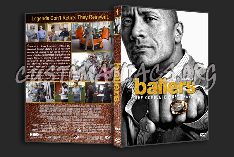 Ballers - Seasons 1-4 dvd cover