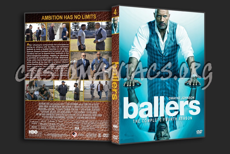 Ballers - Seasons 1-4 dvd cover