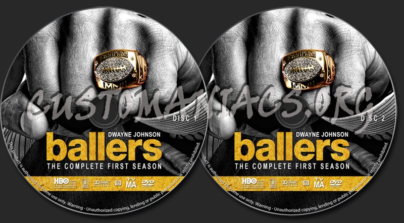 Ballers - Season 1 dvd label