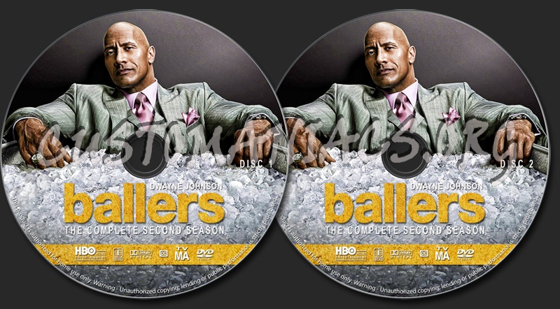 Ballers - Season 2 dvd label