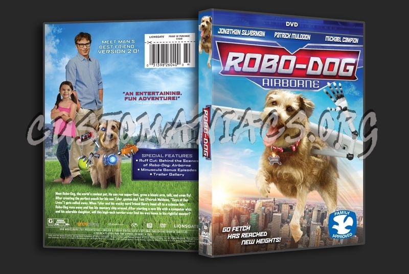 Robo-Dog Airborne dvd cover