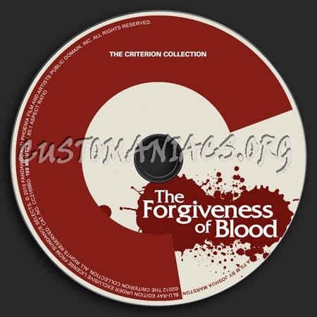 628 - The Forgiveness of Blood dvd label