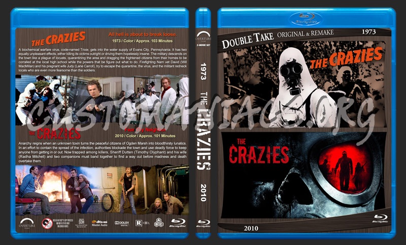 The Crazies Double Feature blu-ray cover