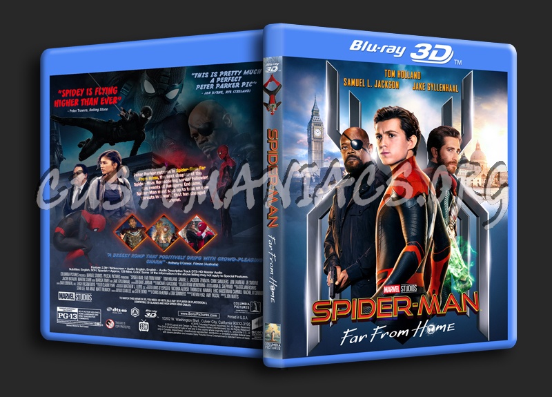 Spider-Man: Far From Home 3D (2V) dvd cover