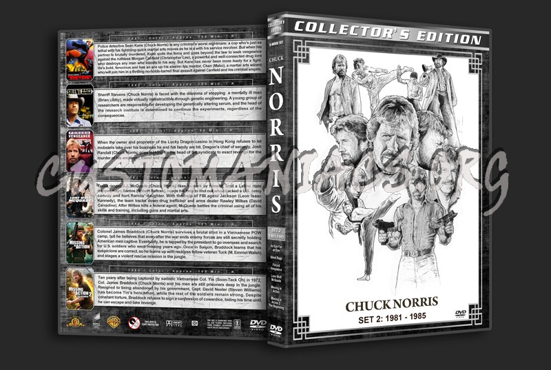 Chuck Norris Filmography - Set 2 (1981-1985) dvd cover