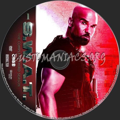 S.W.A.T Season 3 dvd label