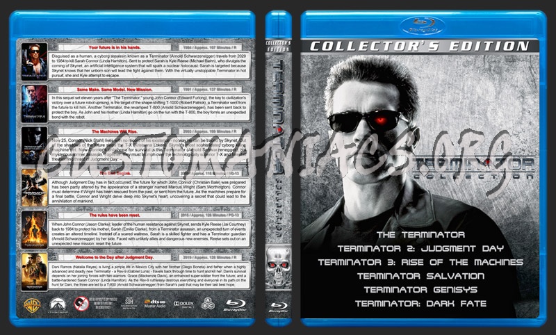 Terminator Collection (6) blu-ray cover