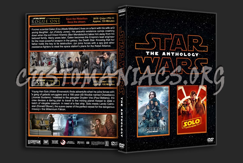 Star Wars - The Anthology dvd cover