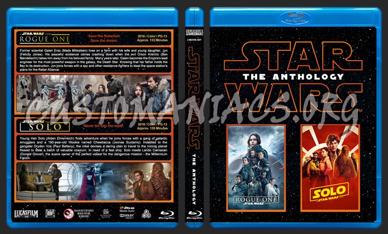 Star Wars - The Anthology blu-ray cover