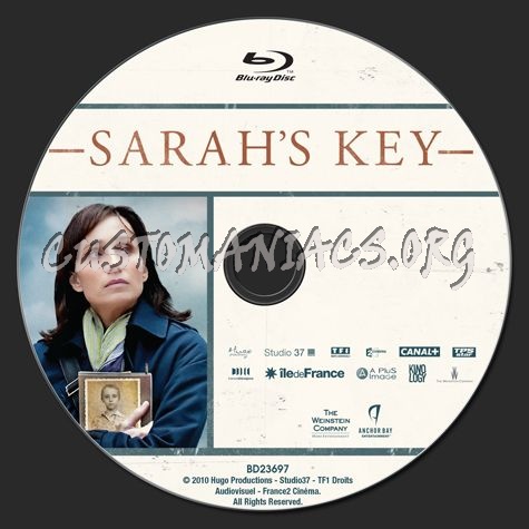 Sarah's Key blu-ray label