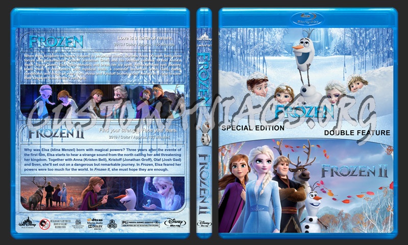 Frozen Double Feature blu-ray cover