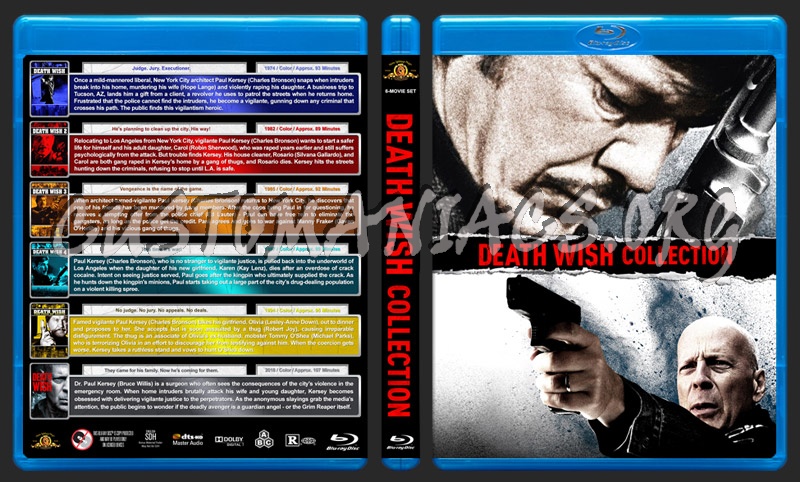 Death Wish Collection blu-ray cover