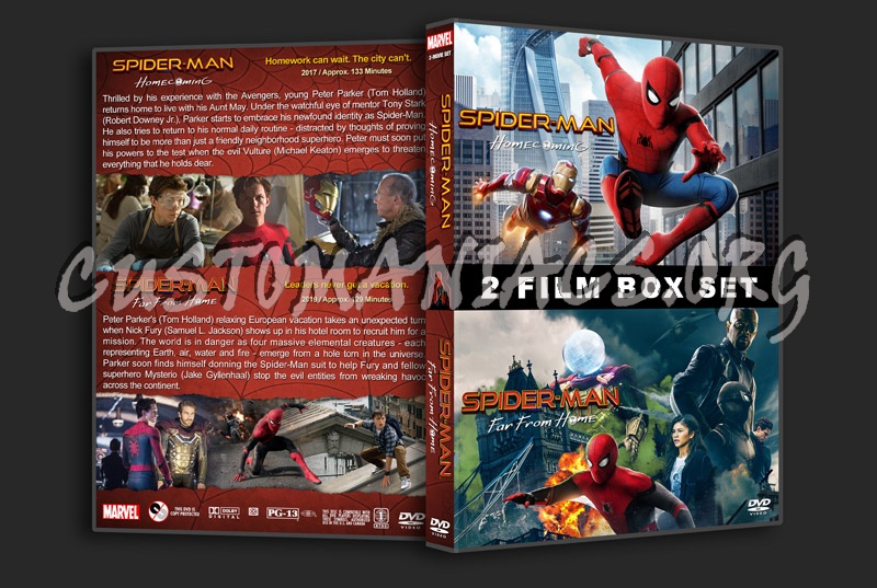 Spider-Man Avengers Double Feature dvd cover