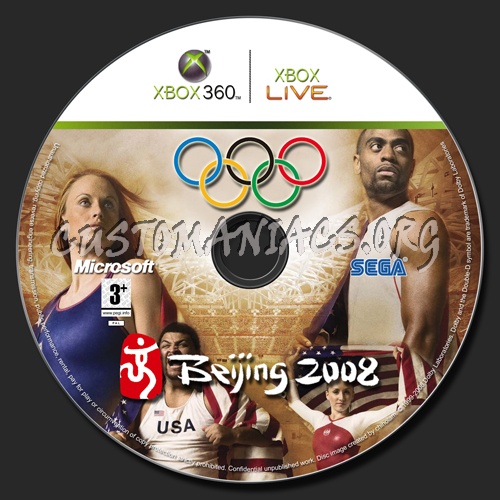 Beijing 2008 dvd label