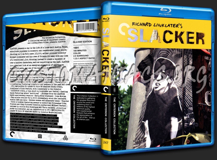 247 - Slacker (1991) blu-ray cover