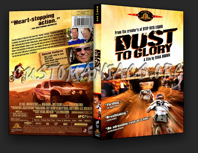 Dust to Glory dvd cover