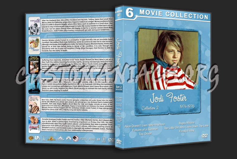 Jodie Foster Filmography - Collection 2 (1974-1976) dvd cover