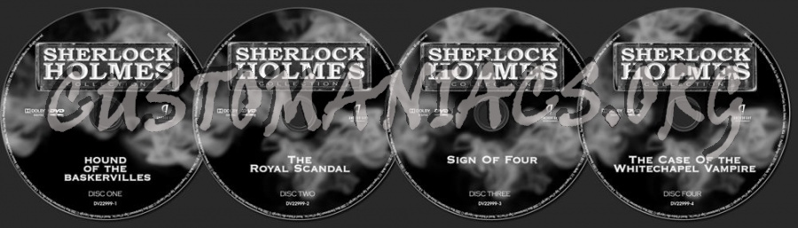 Sherlock Holmes Collection dvd label