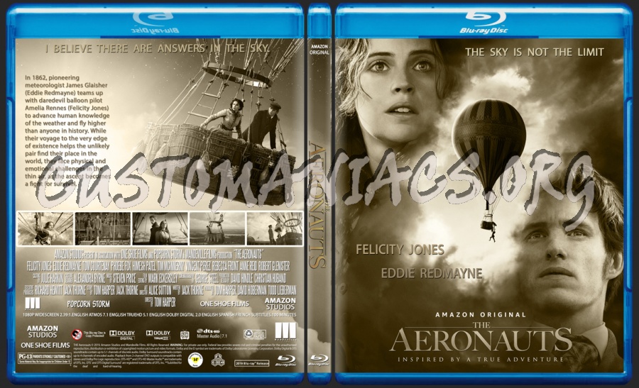 The Aeronauts blu-ray cover