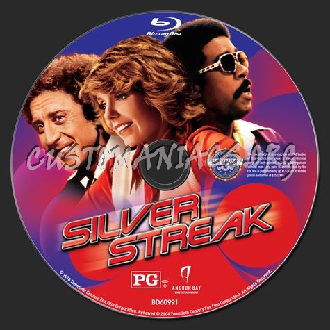 Silver Streak blu-ray label