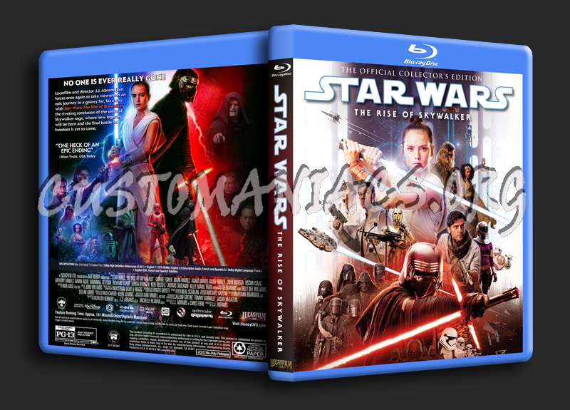 Star Wars: The Rise Of Skywalker dvd cover