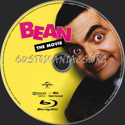 Bean, The Movie (1997) blu-ray label