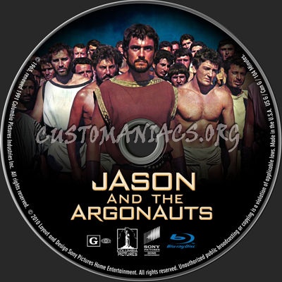 Jason and the Argonauts (1963) blu-ray label