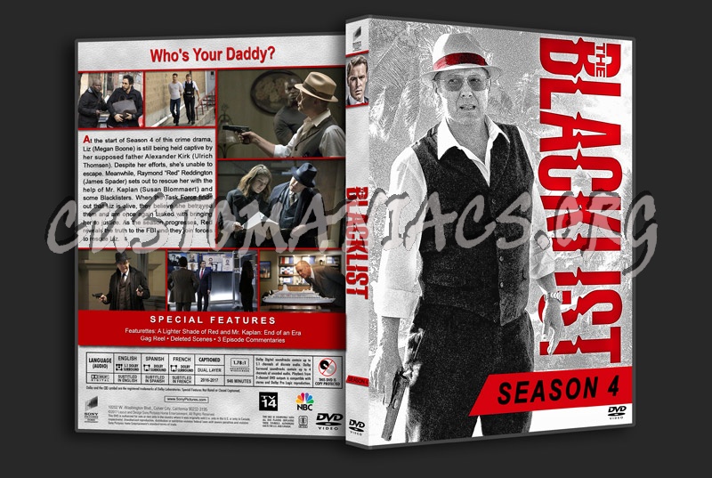 The Blacklist - Seasons 1-6 dvd cover