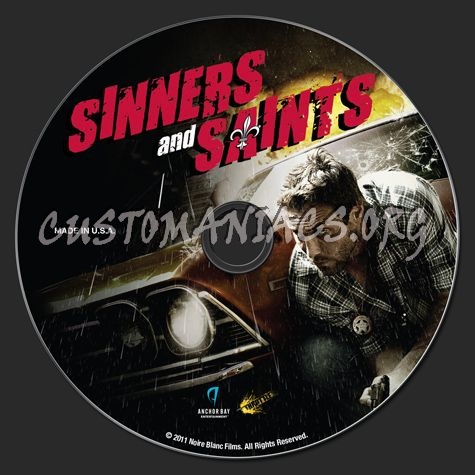 Sinners & Saints dvd label