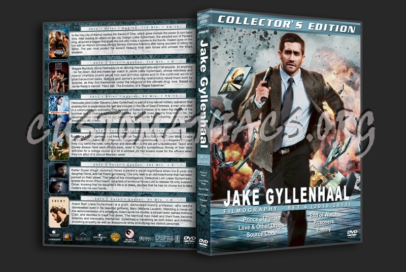 Jake Gyllenhaal Filmography - Set 4 (2010-2013) dvd cover