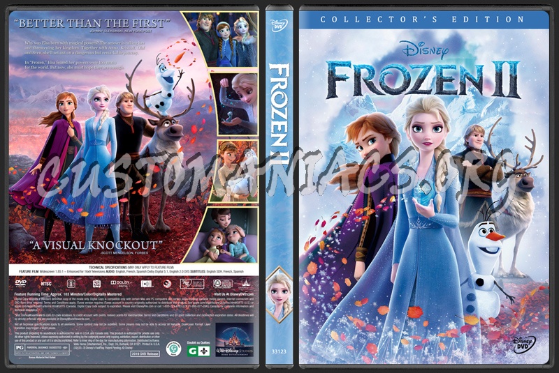 Frozen 2 dvd cover - DVD Covers & Labels by Customaniacs, id: 260077 free  download highres dvd cover