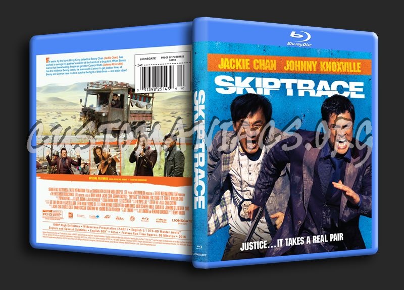 Skiptrace blu-ray cover