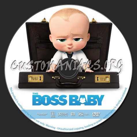 The Boss Baby dvd label