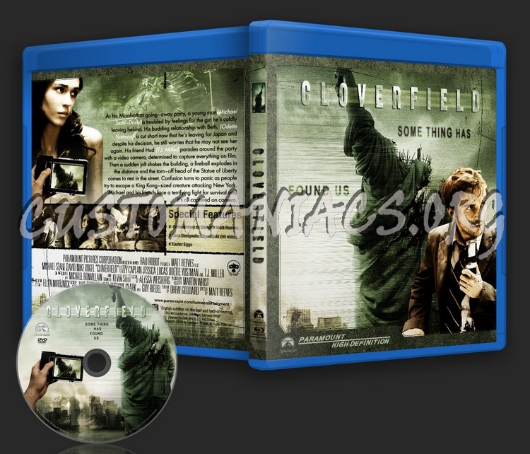 Cloverfield blu-ray cover