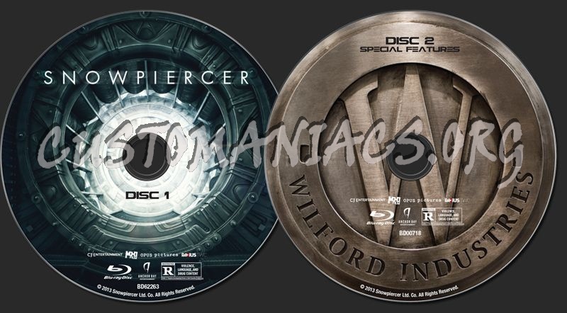 Snowpiercer blu-ray label