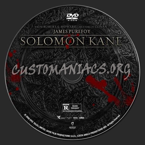 Solomon Kane dvd label