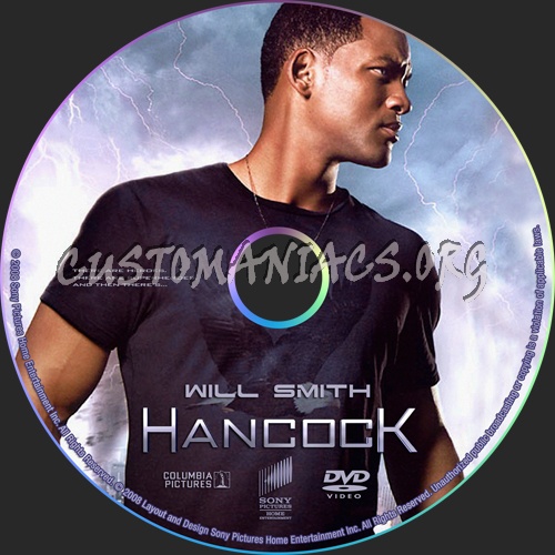 Hancock dvd label