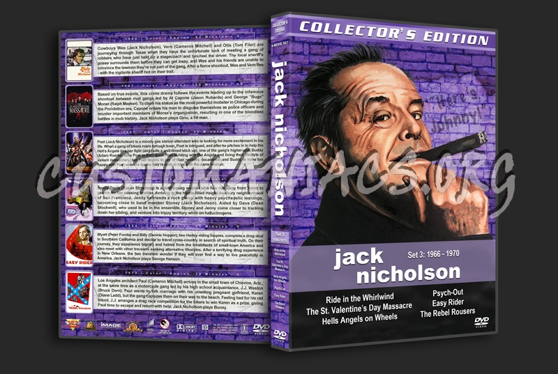 Jack Nicholson Filmography - Set 3 (1966-1970) dvd cover