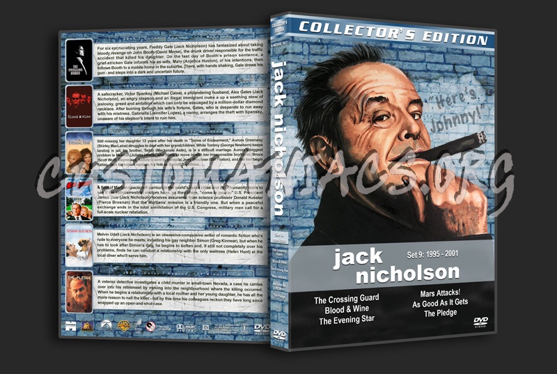 Jack Nicholson Filmography - Set 9 (1995-2001) dvd cover