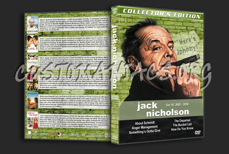 Jack Nicholson Filmography - Set 10 (2002-2010) dvd cover