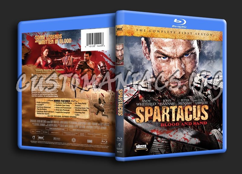 Spartacus Blood and Sand blu-ray cover - DVD Covers & Labels by ...