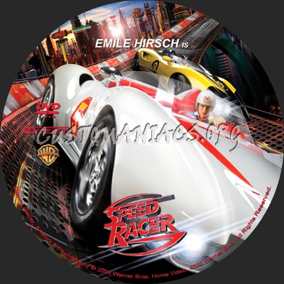 Speed Racer dvd label