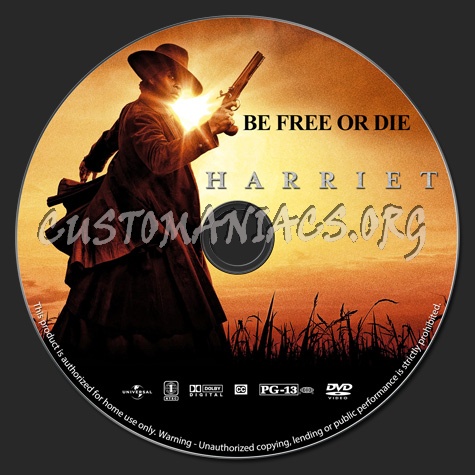 Harriet dvd label