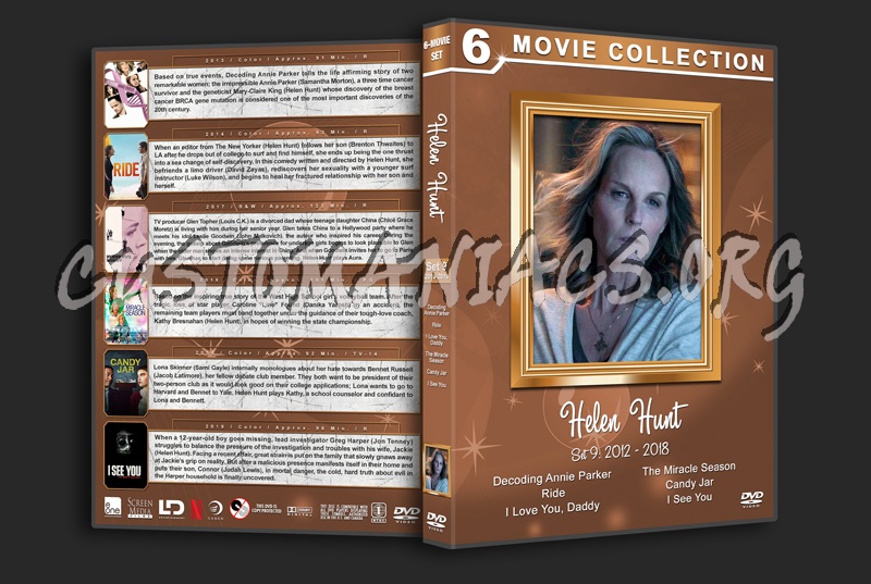 Helen Hunt Filmography - Set 9 (2013-2019) dvd cover