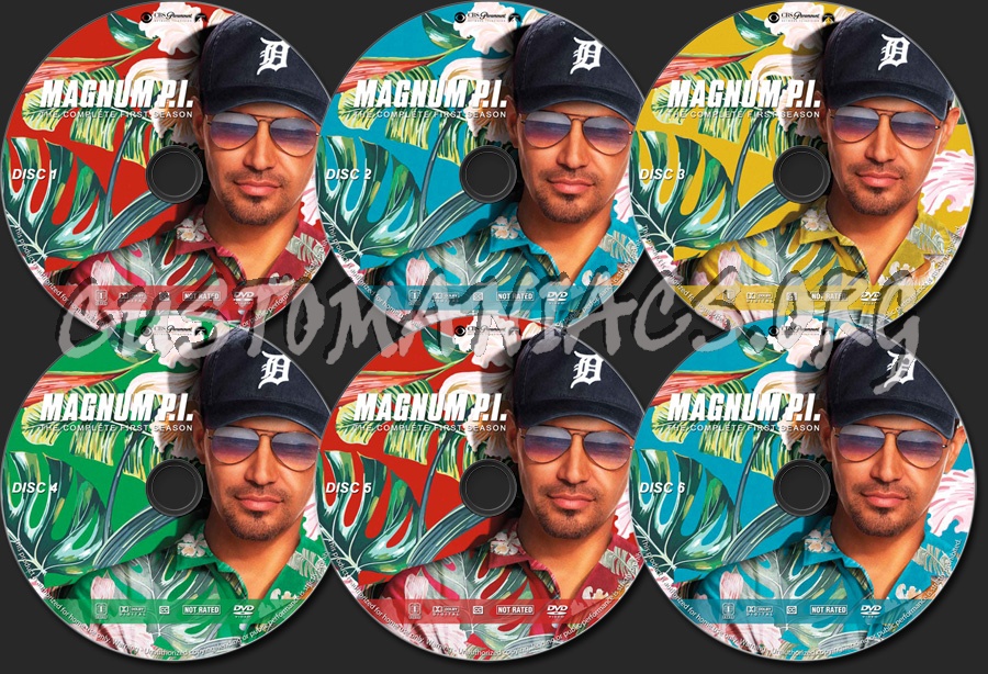 Magnum P.I. - Season 1 dvd label