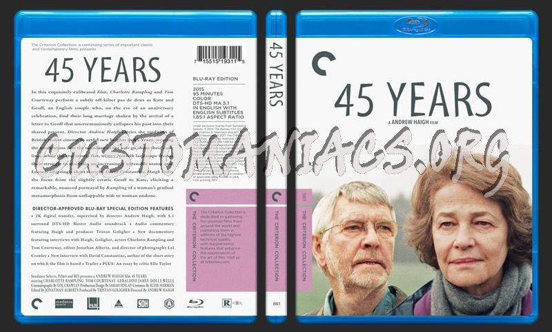 861 - 45 Years blu-ray cover