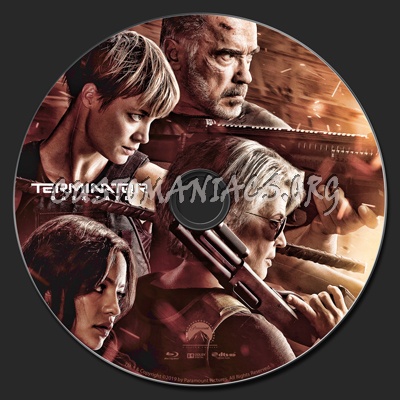 Terminator: Dark Fate (2019) blu-ray label