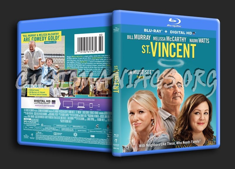 St Vincent blu-ray cover